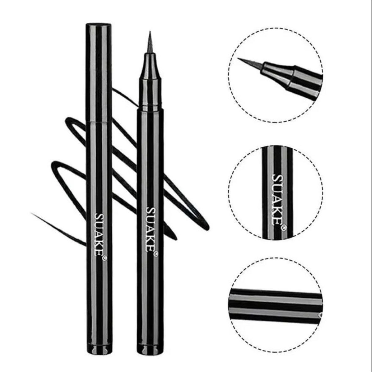 1/5pcs 액체 방수 아이 라이너 펜 블랙 펜 실크  - Waterproof Liquid Eyeliner Pen 리뷰 및 가격