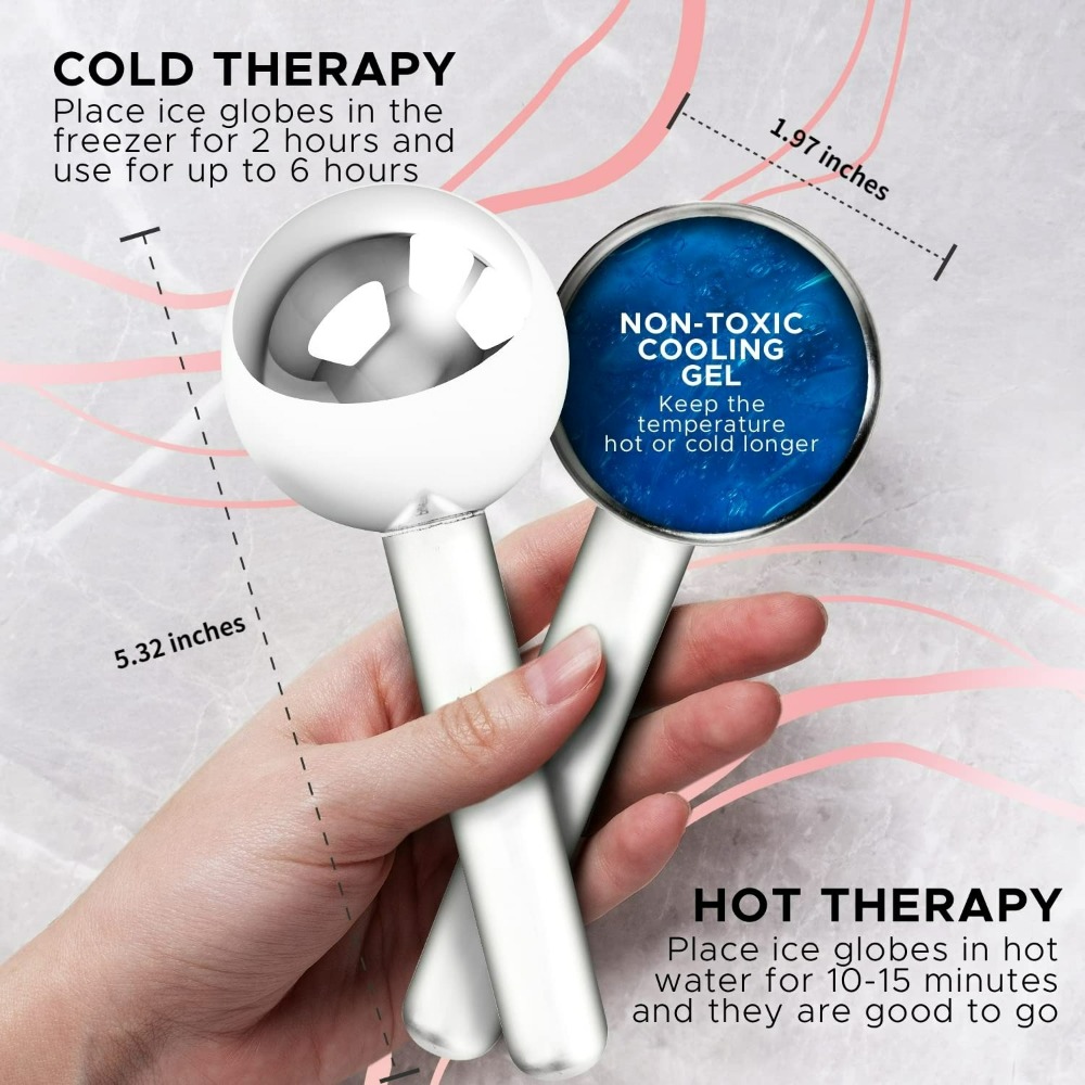 크라이오 페이스 마사지기 아이스 글로브 깨지지 않는 스 - Face Ice Roller Puffiness 리뷰 및 가격