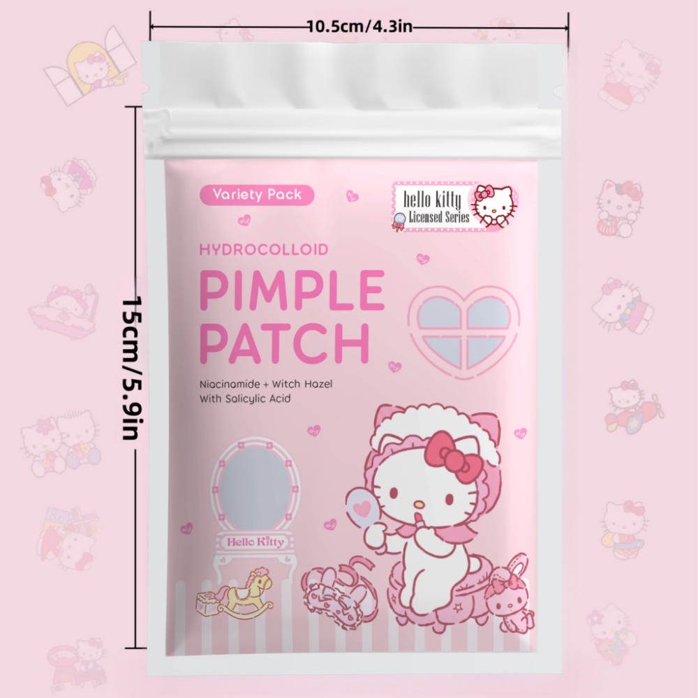 24/72개입 헬로키티 하이드로콜로이드 여드름 패치,  - Hydrocolloid Pimple Patch 리뷰 및 가격