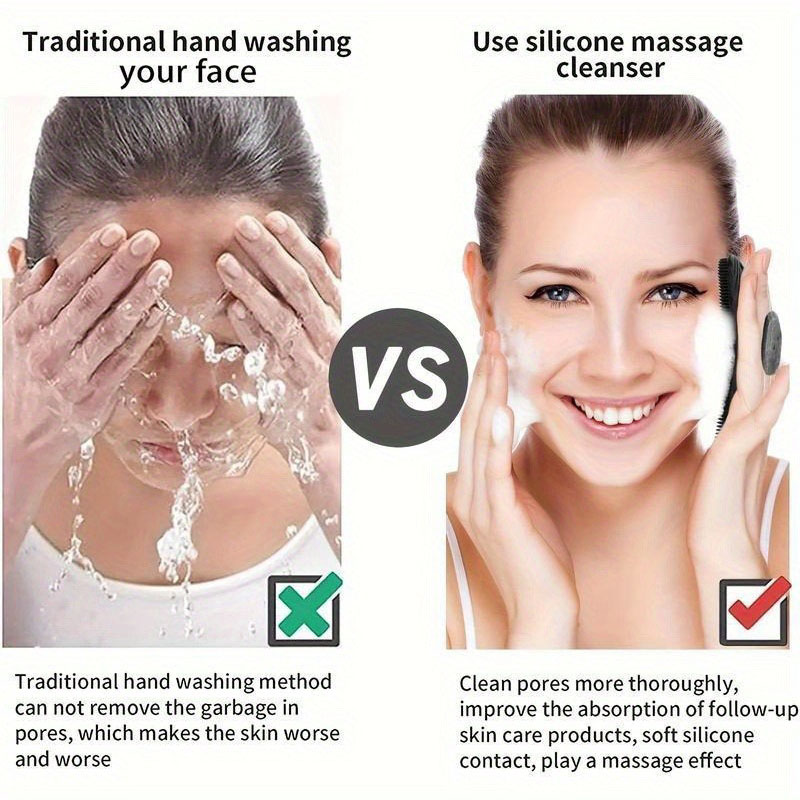 각질 제거 실리콘 목욕 브러쉬 휴대용 샤워 부드러운 마 - Silicone Face Scrubber Electric 리뷰 및 가격