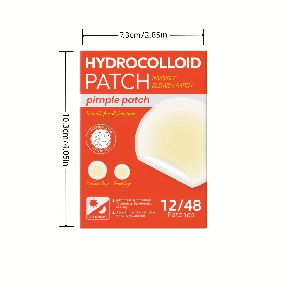 48개 하이드로콜로이드 여드름 패치는 보이지 않는 커버 - Hydrocolloid Pimple Patch 리뷰 및 가격
