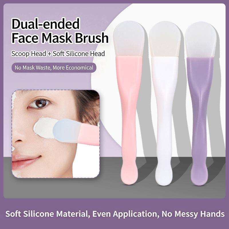 【M】1/2/3개 듀얼 엔드 실리콘 마스크 브러쉬 -  - Silicone Face Scrubber Electric 리뷰 및 가격