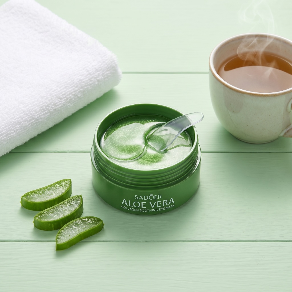 60pcs 알로에 베라 콜라겐 아이 마스크 안티 다크  - Collagen Under Eye Patches 리뷰 및 가격
