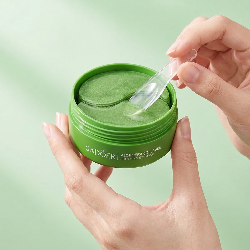 60pcs 알로에 베라 콜라겐 아이 마스크 안티 다크  - Collagen Under Eye Patches 리뷰 및 가격