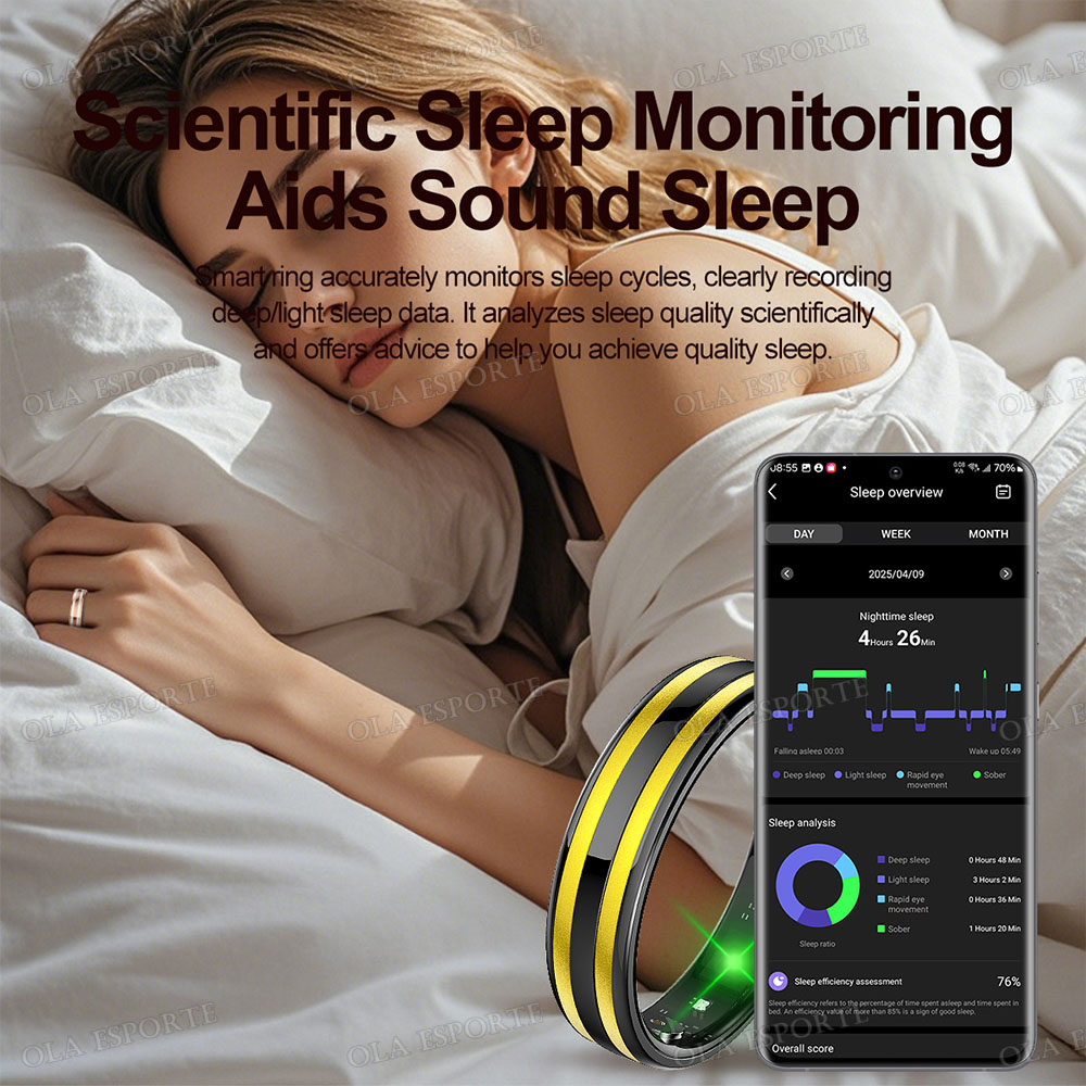 새로운 스마트 링 심박수 스트레스 체온 건강 모니터 다 - Health Monitors 리뷰 및 가격