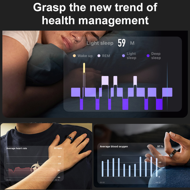 AMZMAX R11C 디스플레이 화면 스마트 링 남성  - Health Monitors 리뷰 및 가격