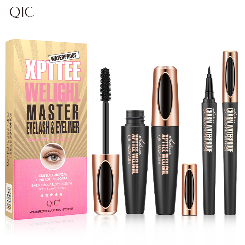 리퀴드 아이 라이너 펜슬 4D 방수 마스카라 세트 화장 - Waterproof Liquid Eyeliner Pen 리뷰 및 가격