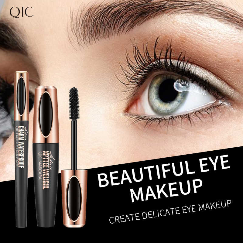리퀴드 아이 라이너 펜슬 4D 방수 마스카라 세트 화장 - Waterproof Liquid Eyeliner Pen 리뷰 및 가격